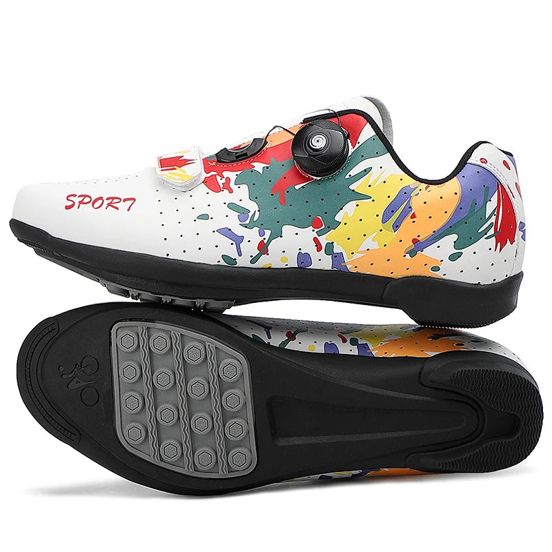 Cycling Road Shoes Unissex Carbon Cleats