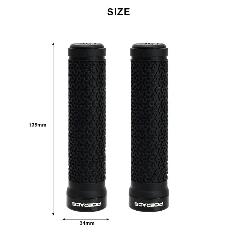 RIDERACE Bicycle Handle Bar Grips Non-slip Cycling Grip