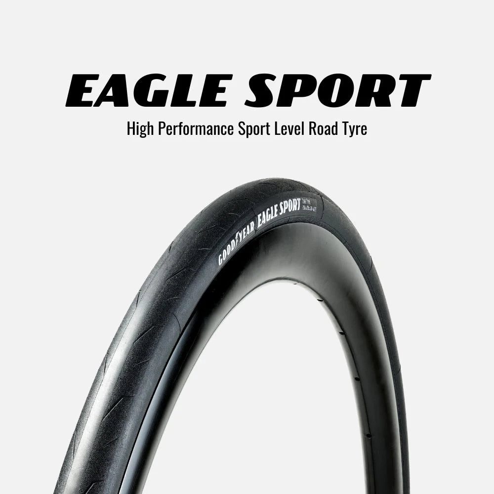 Goodyear Eagle Sport 700X28C - 700X25C Road Cycling Tyre