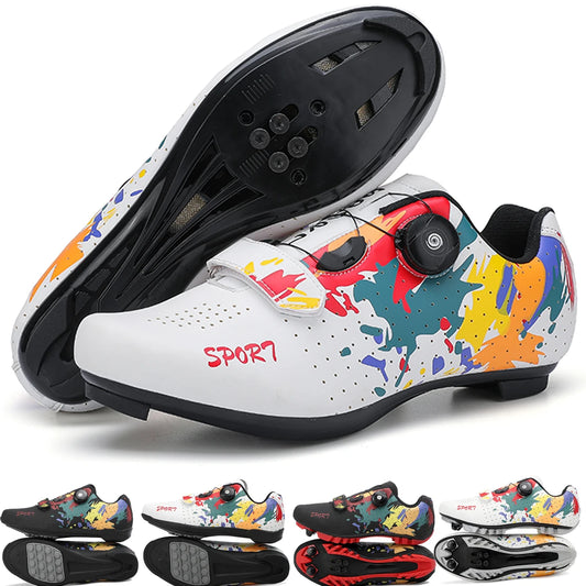 Cycling Road Shoes Unissex  Carbon Cleats