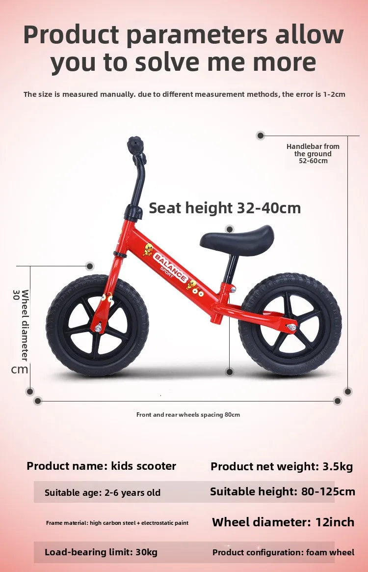 Balance Bike Toddler