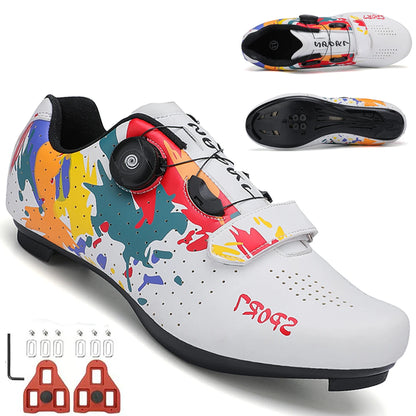 Cycling Road Shoes Unissex  Carbon Cleats