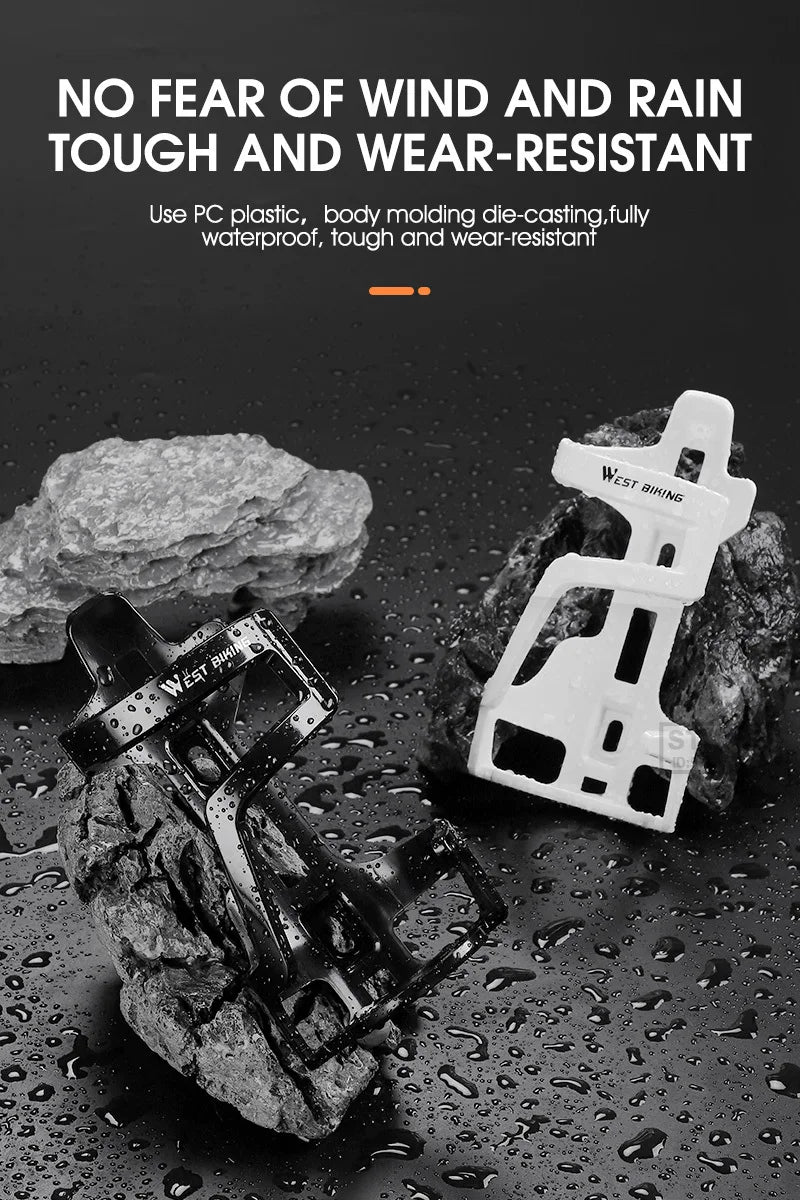 WEST BIKING Double Cup Bicycle Water Bottle Cage Saddle Extension Holder Cycling Kettle Brackets MTB Road Bike Accessories Parts