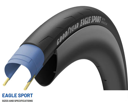 Goodyear Eagle Sport 700X28C - 700X25C Road Cycling Tyre