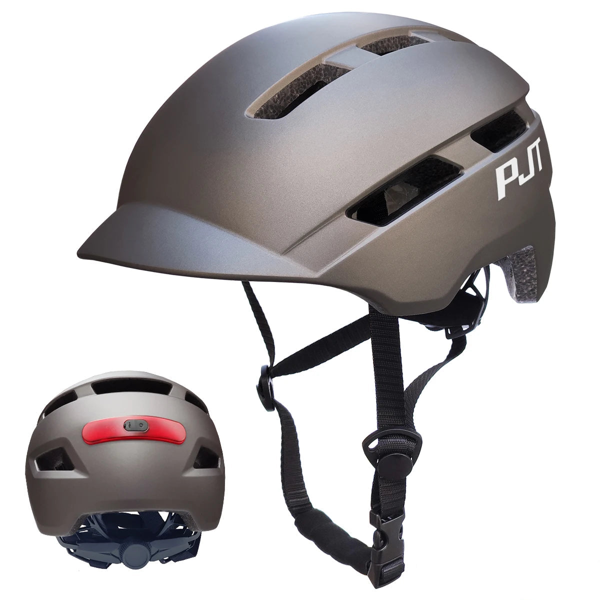 PJT Cycling Helmet Rear Tail Light