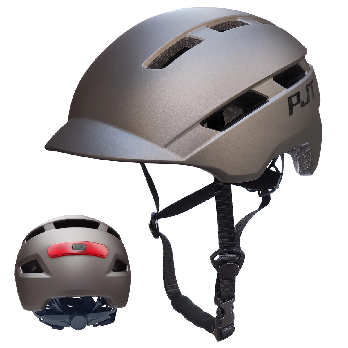 PJT Cycling Helmet Rear Tail Light