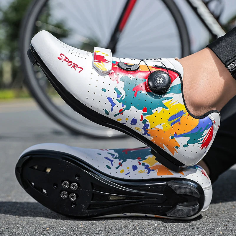 Cycling Road Shoes Unissex  Carbon Cleats