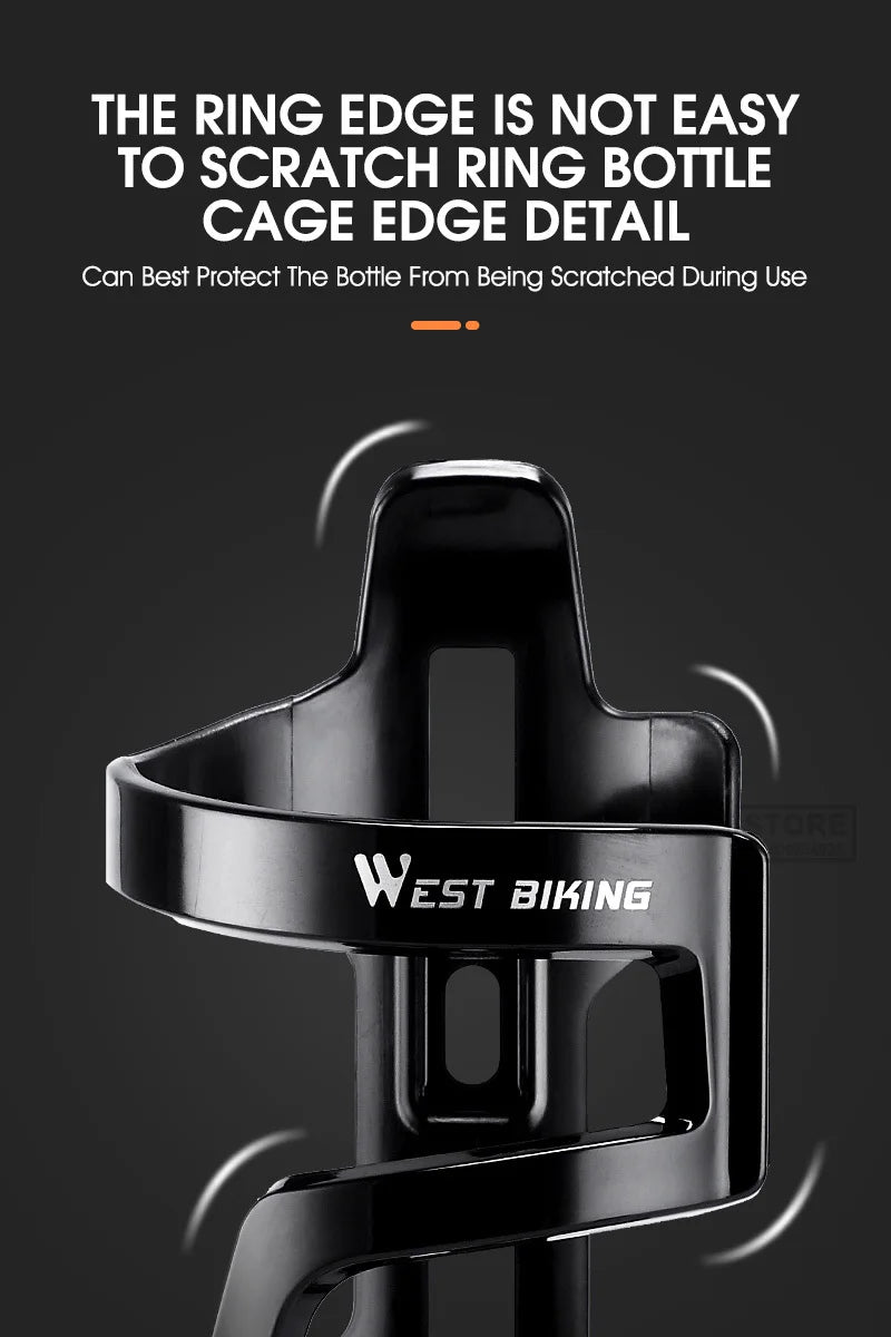 WEST BIKING Double Cup Bicycle Water Bottle Cage Saddle Extension Holder Cycling Kettle Brackets MTB Road Bike Accessories Parts
