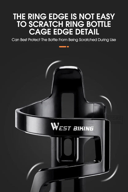 WEST BIKING Double Cup Bicycle Water Bottle Cage Saddle Extension Holder Cycling Kettle Brackets MTB Road Bike Accessories Parts