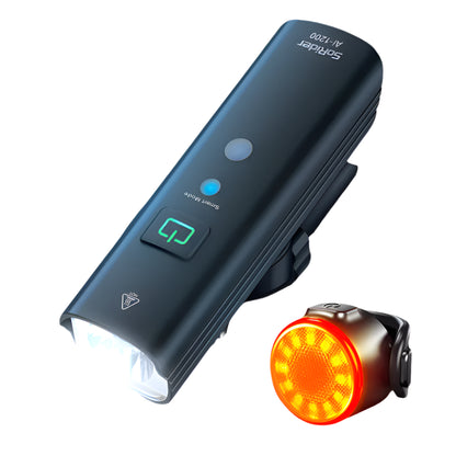 Bicycle Front Light Waterproof Rechargeable LED (1200LM)